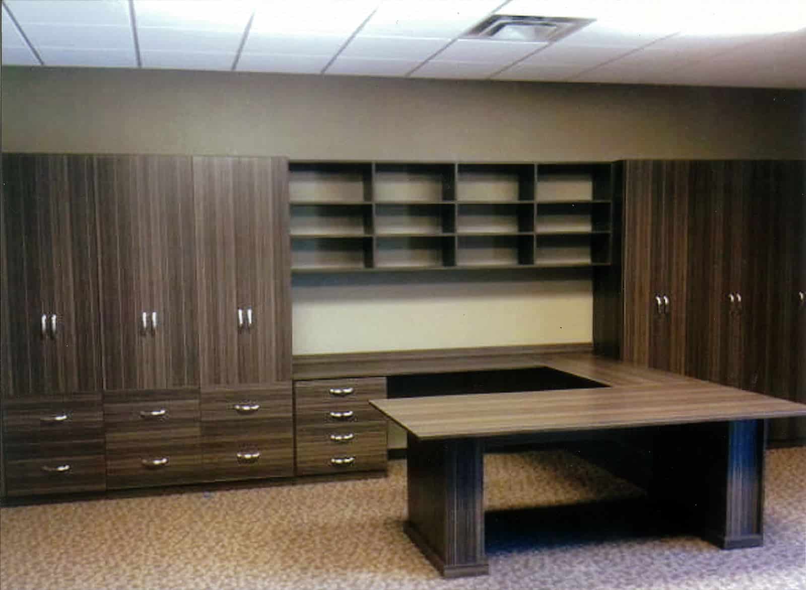 Office Storage Peninsula - Hudson Cherry